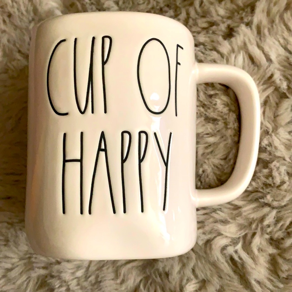 Rae Dunn Cup if Happy coffee mug